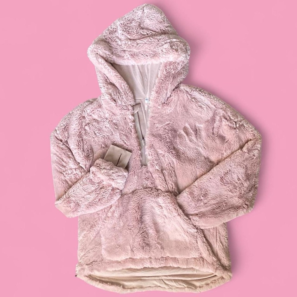 Pink 💕 Fuzzy Hoodie | Free People Movement | XL | Oversized | Cozy